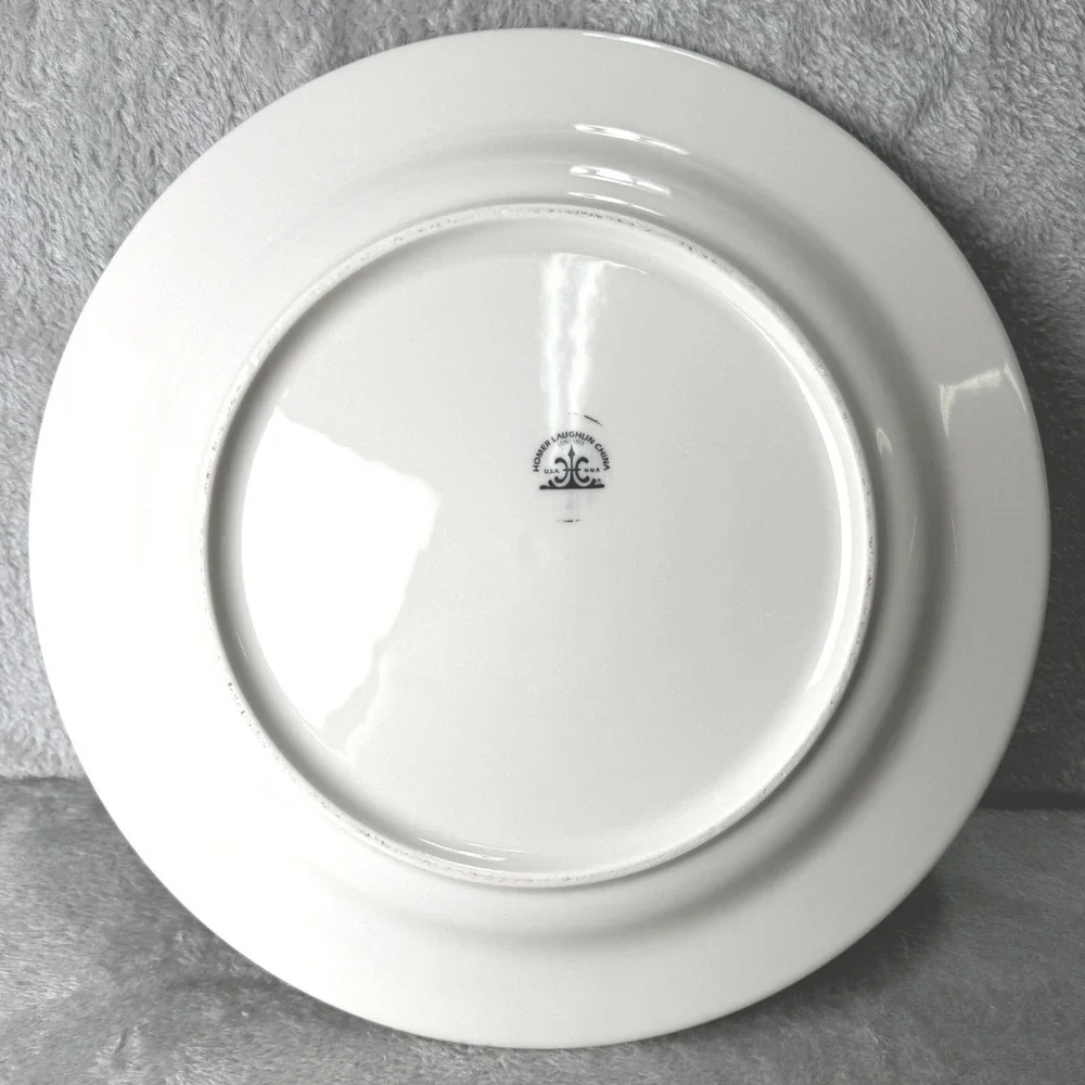 Homer Laughlin Sunburst Salerno Dinner Plate Platter Yellow Geometric USA